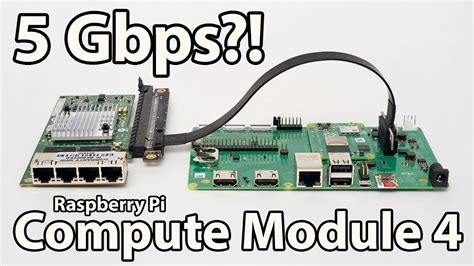 5 Gbps Ethernet On The Raspberry Pi Compute Module 4 YouTube