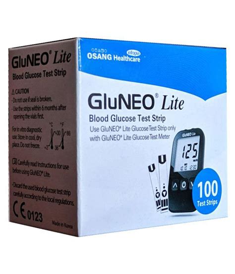 Buy Infopia Gluneo Lite Sugar Test Strips X Strips Expiry