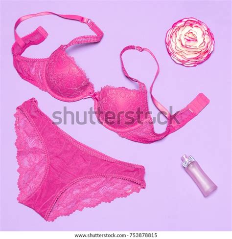 Sexy Lace Lingerie Set Push Up Bra Stock Photo Shutterstock