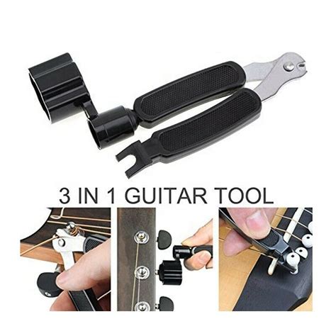 3in1 Guitar String Winder,String Cutter,Acoustic Bridge Pin Puller