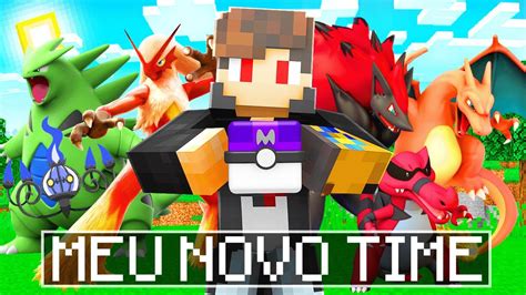 Fiz Meu Primeiro Time Da Historia Do Pixelmon Na Paradex Youtube