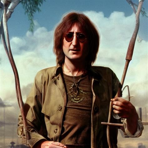 KREA AI John Lennon As Mickey Knox In Natural Born Killers