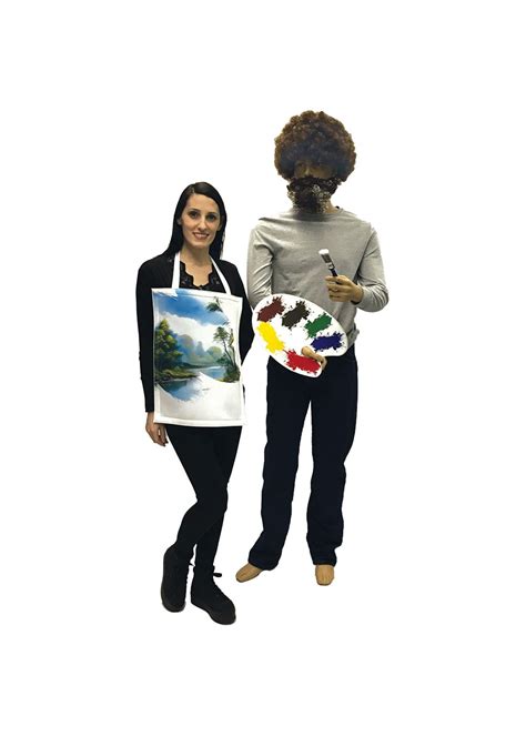 Bob Ross Painting Costume - Cosplay Costumes