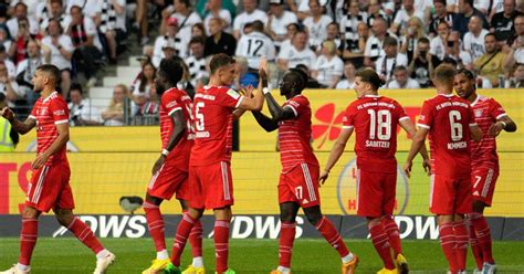 Eintracht Frankfurt 1 6 Bayern Munich Mane And Co Ensure Lewandowski Is Not Missed In Emphatic