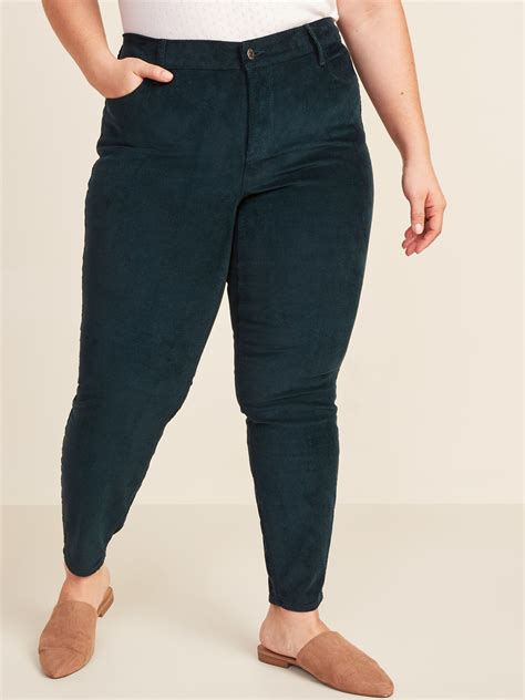 High Waisted Secret Slim Pockets Rockstar Super Skinny Plus Size Corduroy Pants Old Navy