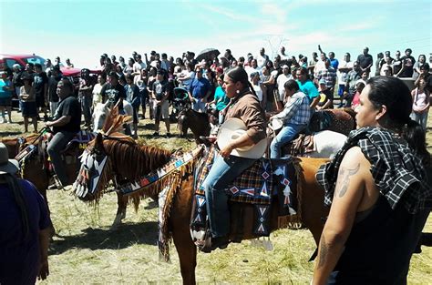 History In The Making The Largest Native American Protest Is Currently