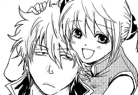 Гинтоки и Кагура | Anime romance, Anime, Fan art