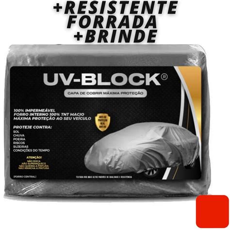 Capa Cobrir Carro Forrada Imperme Vel Uv Block Protege Sol Chuva