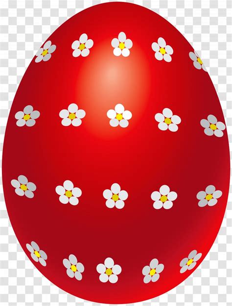 Easter Egg Clip Art - Floral Eggs Transparent PNG