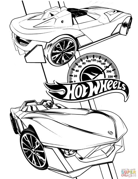 Coloriage Hot Wheels Coloriages À Imprimer Gratuits Intérieur