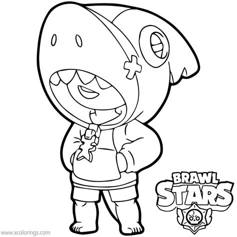 Brawl Stars Kleurplaat Lou Coloriage Shark Leon Brawl Stars Dessin My My Xxx Hot Girl