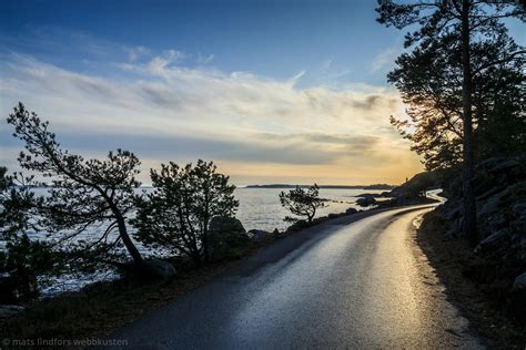 Fotokonst Natur Sk Rg Rd V G Vid Havet I November Mats Fotokonst