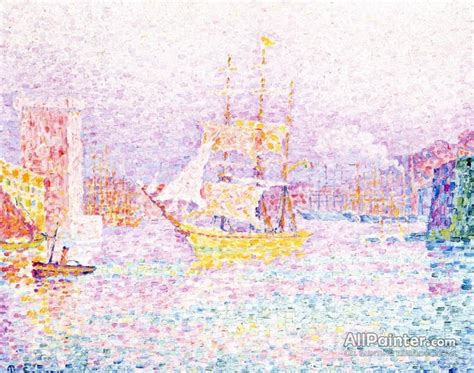 Paul Signac Port Of Marseilles Oil Painting Reproductions For Sale