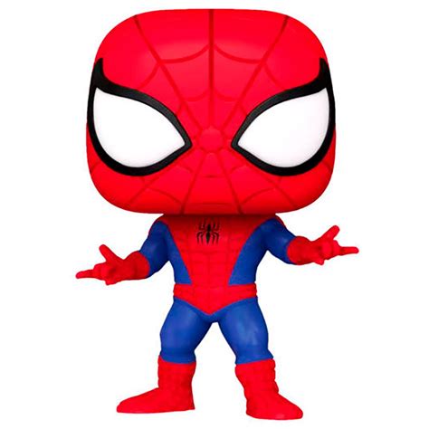 Funko Pop Marvel Spiderman Spiderman Exclusive Red Techinn