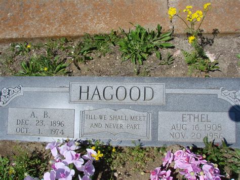 A B Hagood 1896 1974 Find A Grave Memorial