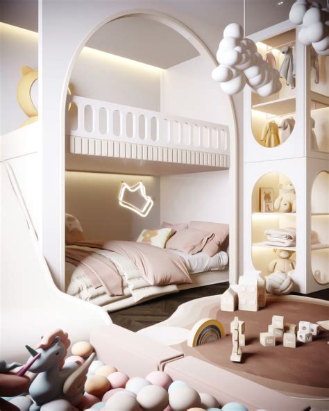 DREAMY KIDS BEDROOM on Behance