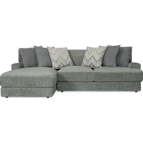 Torrey 2 Piece Sectional With Left Facing Chaise Ash Value City