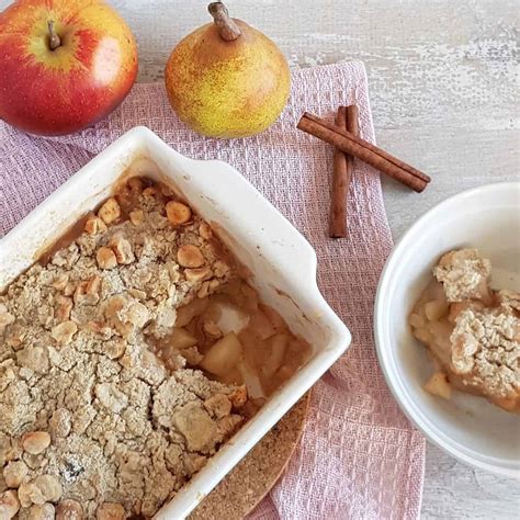 Appel Peren Crumble Met Hazelnoten Culi Sandra