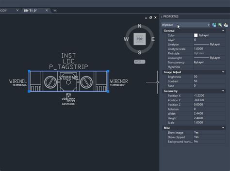 Din Schiene Ist In Autocad Electrical Durch Umrisskomponenten Sichtbar