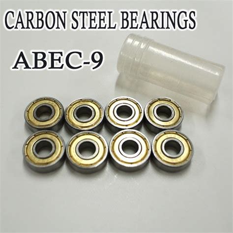 BLANK CARBON STEEL BEARING ABEC-9 BLANC/ブランク ベアリング スケートボードベアリング スケボー ...