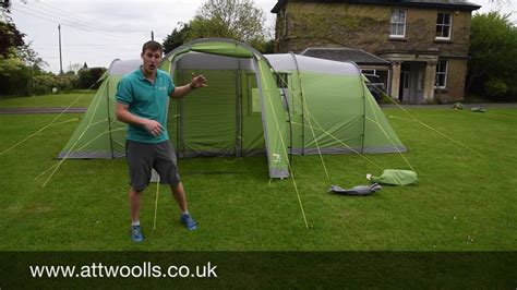 How To Pitch A Tent Side Awning Tutorial Video Youtube