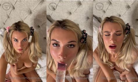 Sabrina Vaz Glass Dildo Blowjob POV Video Leaked LewdStars