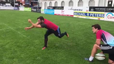 Scrum Half Reaction Passing Drill Youtube