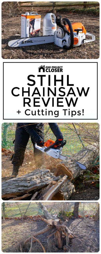 Stihl Chainsaw Review Chainsaw Basics