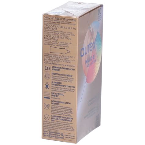 Durex Nude Pr Servatifs Sans Latex Sensation Peau Contre Peau Pc S Redcare Pharmacie