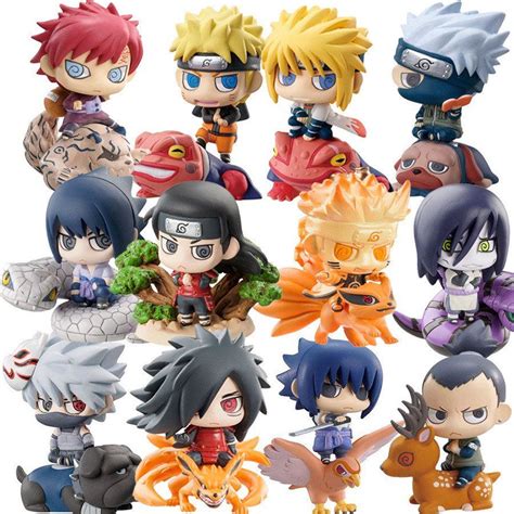 Pcs Set Funko Pop Naruto Sasuke Uzumaki Kakashi Gaara Action With