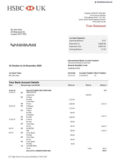 How To Get A Bank Statement