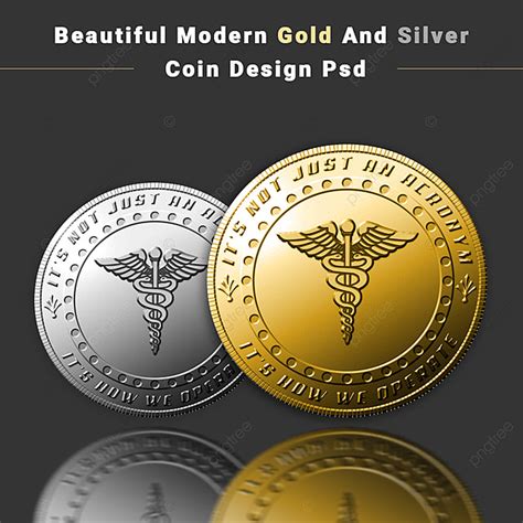 Gold And Silver Coin Design Template Download on Pngtree