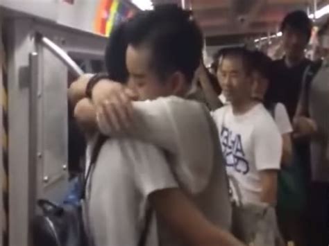 Gay Subway Proposal In China Goes Viral The Independent The Independent