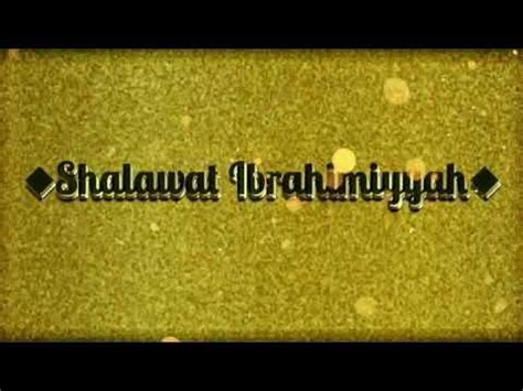 Shalawat Ibrahimiyah