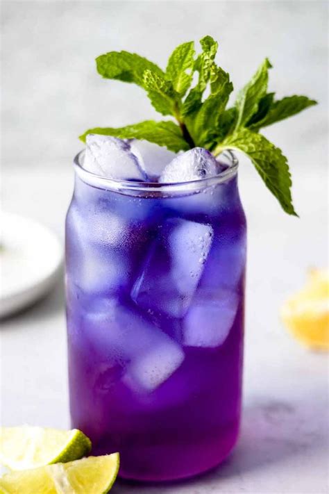 Butterfly Pea Flower Mocktail Recipe Butterfly Pea Tea Butterfly