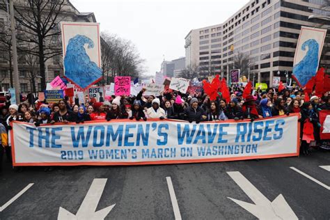 For Third Year In A Row Thousands Of Women March In The Us Peoples