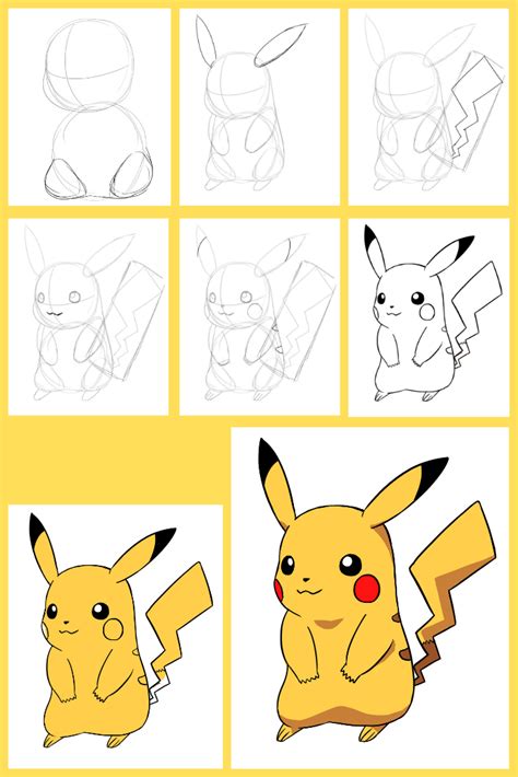 Apprenez à Dessiner Pikachu Grâce à Notre Tutoriel Qui Vous Expliquera