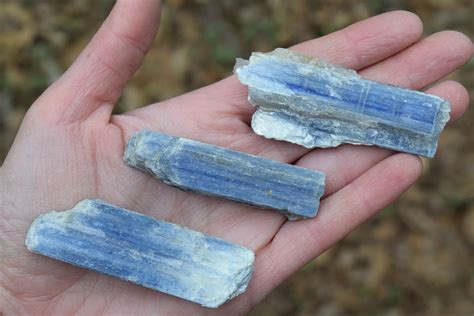 Large Raw Rough Blue Kyanite Blade With Healing And Etsy