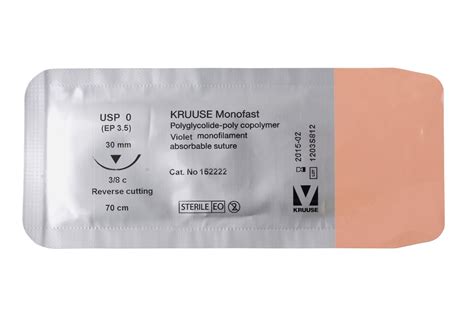 Kruuse Monofast Suture Usp Cm Needle Mm