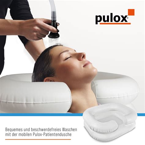 Pulox Haarwaschbecken Mobile Patientendusche Im Komplett Set Mit