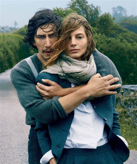 Daria Werbowy Adam Driver Annie Leibovitz Annie Leibovitz