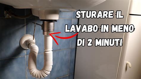 Come Sturare Il Lavabo Intasato Del Bagno Youtube