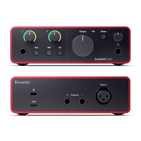 Focusrite Scarlett Solo 4th Gen USB Audio Interface Music Lab Blog