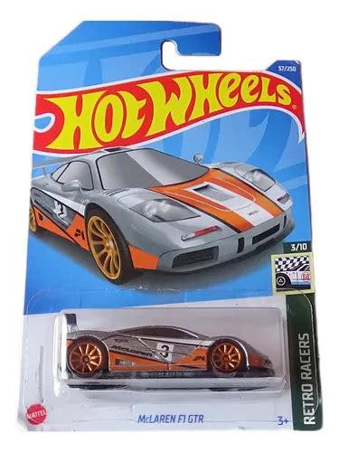 Carrito Hot Wheels Mclaren F1 Gtr Retro Racer Mattel Nuevo Meses sin interés