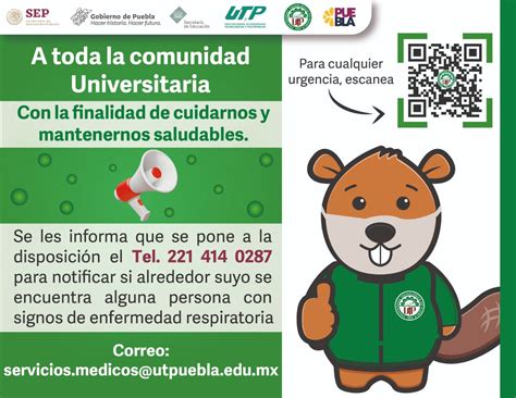 UTPuebla on Twitter ServiciosMédicos Si encuentras a una