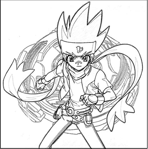 Beyblade 46784 Dibujos Animados Dibujos Para Colorear E Imprimir