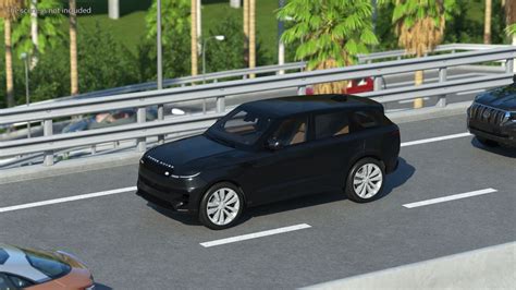 Black Range Rover Sport 2023 3D Model $129 - .max .3ds .blend .c4d .fbx ...