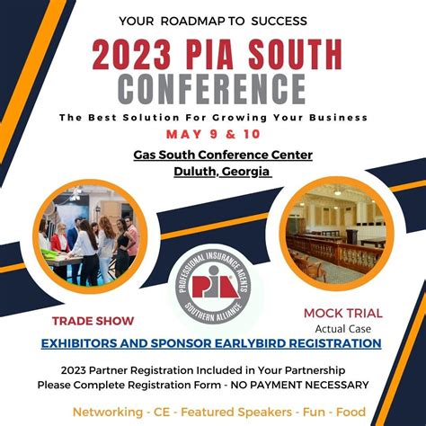 2023 PIA Spring Conference - Your Roadmap to Success