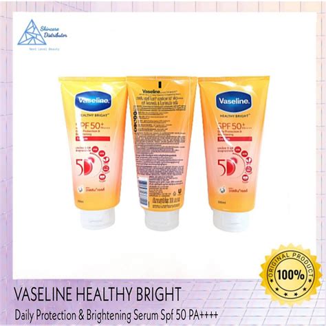 Jual VASELINE HEALTHY BRIGHT SPF 50 PA ISI 300ML Shopee Indonesia