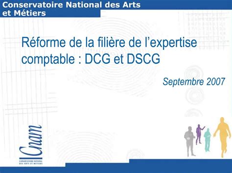 Ppt R Forme De La Fili Re De L Expertise Comptable Dcg Et Dscg